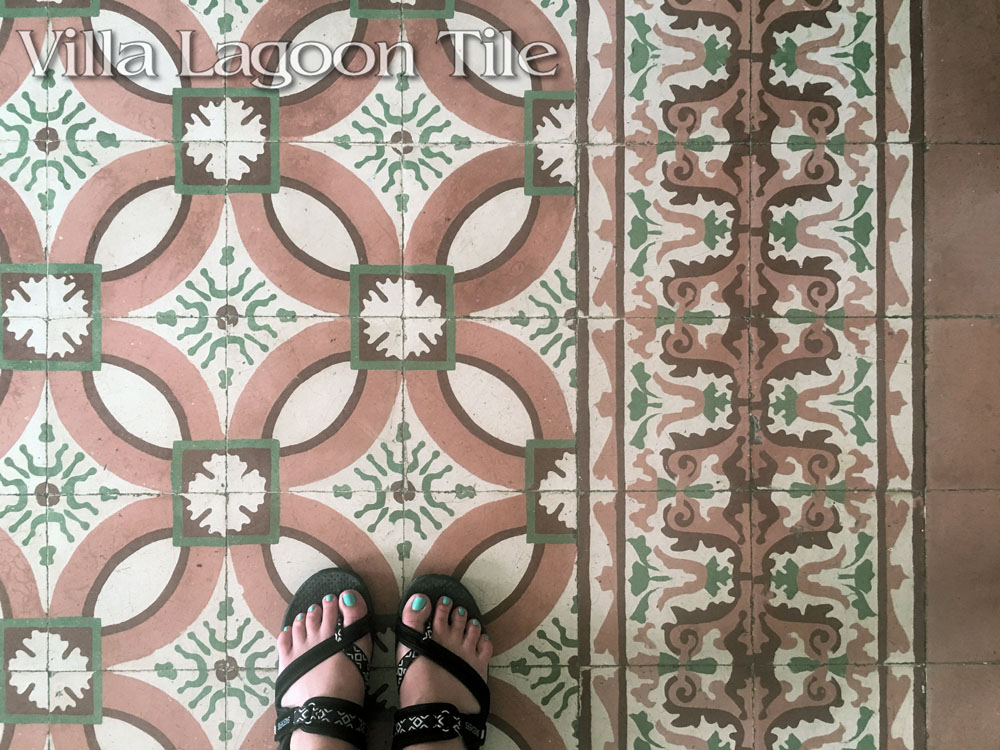 Our CUBANO pattern in a front room salon in the World Heritage village of Trinidad in Cuba. 