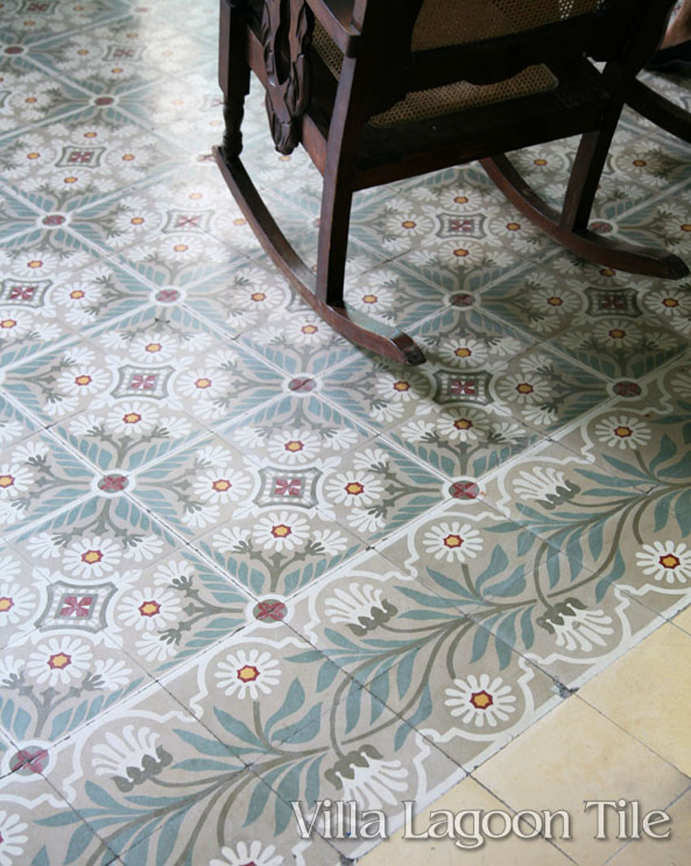 Our MAMBO pattern tile in Havana, Cuba...the same design as in the Palace Palacio Ferrer in Cienfuegos, Cuba.