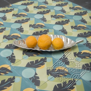 Cuban tile pattern in modern look
