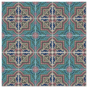 Twenty five tiles of authentic cuban tile from villa lagoon tile